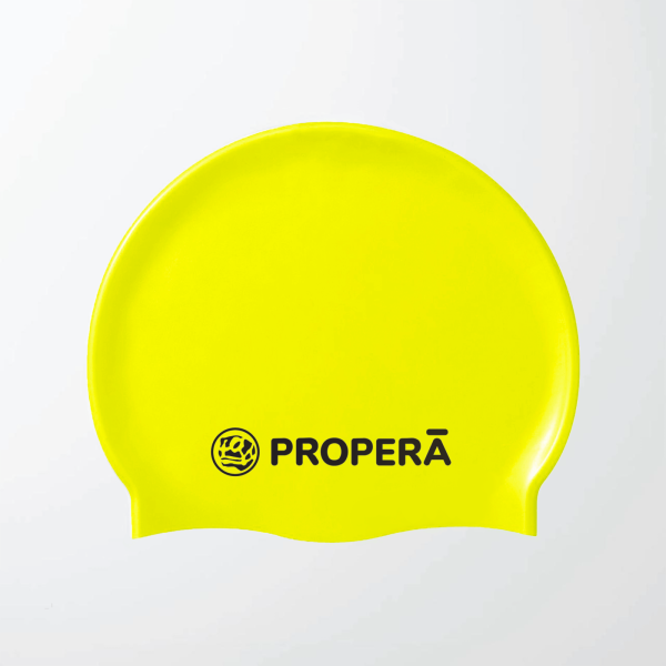 PROPERĀ FlexiFit SILK EFFECT CLASSIC JR Badekappe Art.-Nr. SCC67017 Farbe NEON GELB